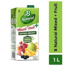 B-NATURAL MIXED FRUIT JUICE 1L