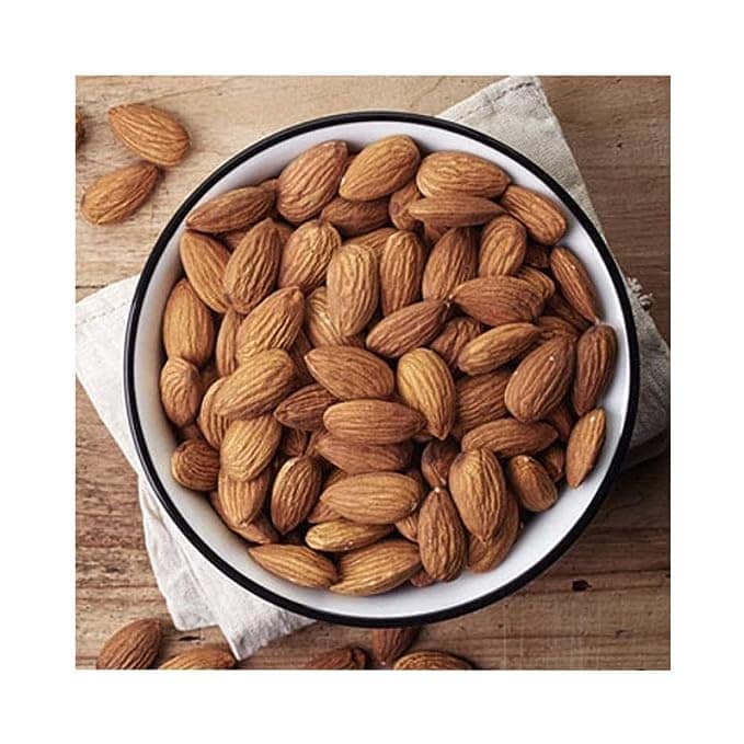 Bazana 100% California Raw Almonds 205gx2 | High Fiber & Immune Boosting | Gluten-Free & Skin-Nourishing | Antioxidant Rich, Energy-Boosting, Heart-Healthy Snack | Ideal for Recipes, Brown view 4