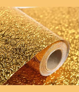 Golden drops water proof wallpaper