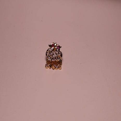 KAVALI Gold Earrings with Sparkling Stones - Elegant & Glamorous view 3