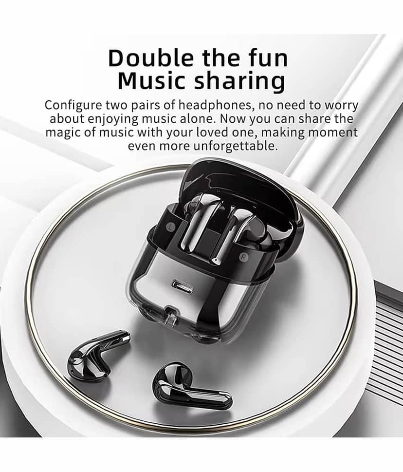 Life Like TWS Couple Two Pair Bluetooth Earbuds Wireless Earbuds Earphones With Mic view 2