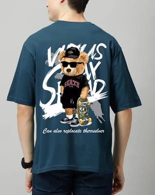 SCOTT FINCHER Men's Vans Skate T-Shirt - Relaxed Fit : AA(ARN)TBLUE_31