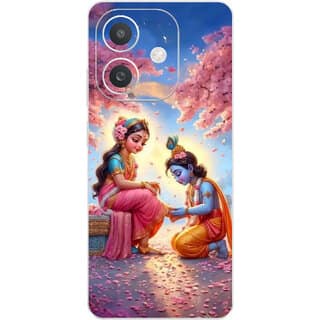 Yug Emporium Back Skin Wrap For Oppo A3x Premium Quality Full Coverage (Viral Theme) (Back Cover Multicolor)