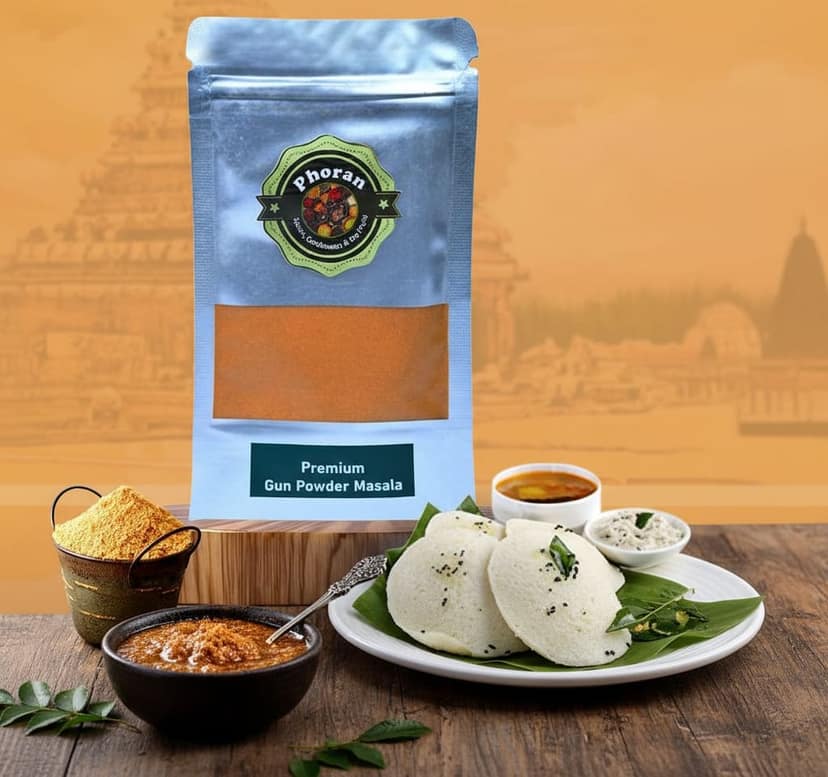pHORAN 100 GM Idli Podi Masala - South Indian Gun Powder | Idli, Dosa & Uttapam spice l TasteMaker view 5