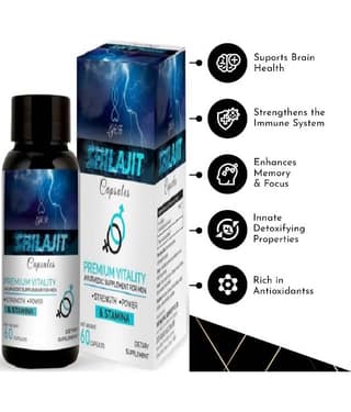Liftit Shilajit 60 Capsules for Stamina Growth