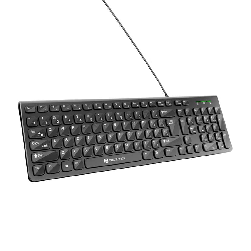 Portronics Ki Pad 2 Keyboard for Laptop - Black