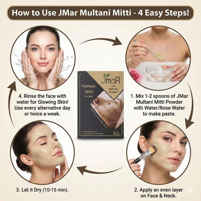 MULTANI MITTI POWDER 100 gm view 4