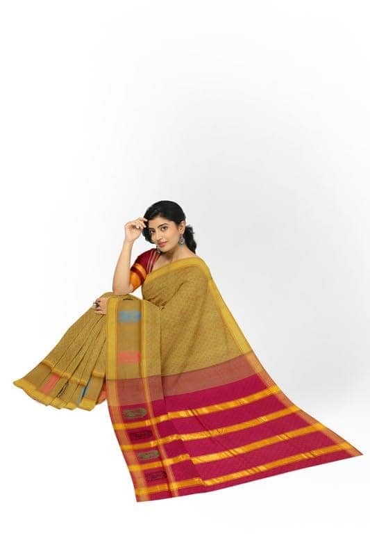 APCO Handloom - Women's Rahajmundry Pure Cotton Grey Handloom Saree (Angara Handloom Saree) 111 view 4