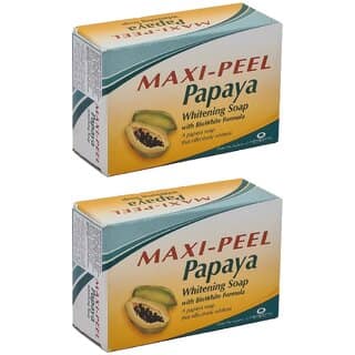 Maxi Peel Papaya Whitening Soap - 135g (Pack Of 2)