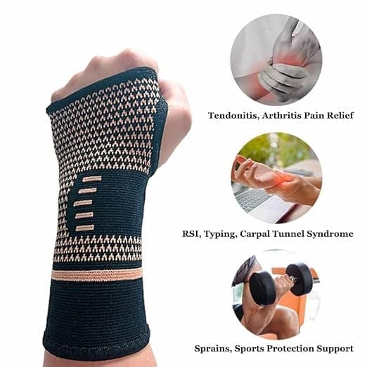 Premium Wrist Brace - Adjustable Support & Compression view 2