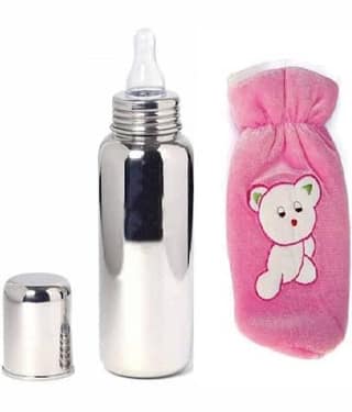 ATIPRIYA 250 Silver Feeding Bottle ( Pack of 1 )