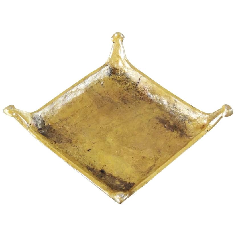 Brass Chowki for God Idol - Traditional Puja Base Stand, Length : 5.5 Inch (BSMAS1022 E) view 4
