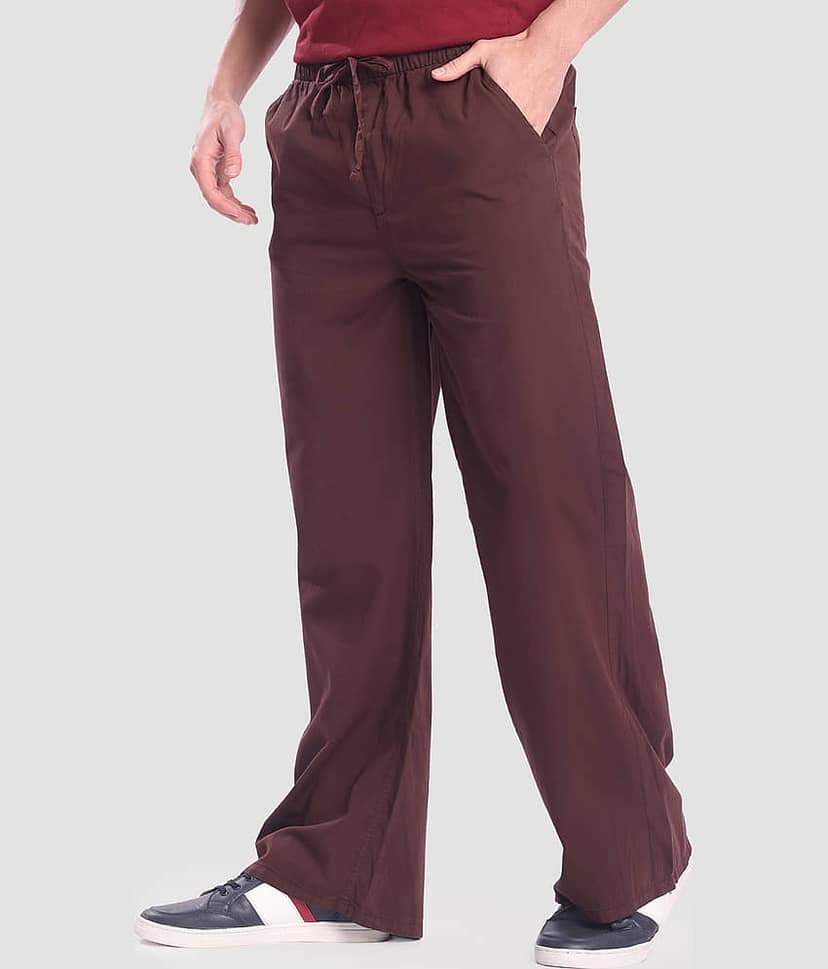 Bene Kleed Baggy Men's Cargos - Brown ( Pack of 1 ) view 2