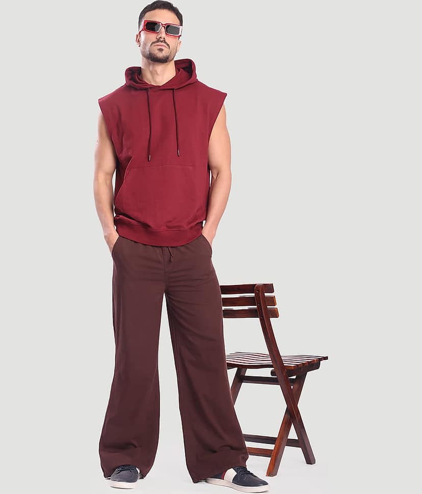 Bene Kleed Baggy Men's Cargos - Brown ( Pack of 1 ) view 6