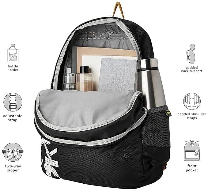Casual Backpack 28L, 2 Main Compartments view 2