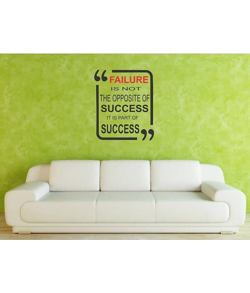 Asmi Collection Self Adhesive Motivational Quotes Wall Sticker ( 48 x 40 cms ) view 2