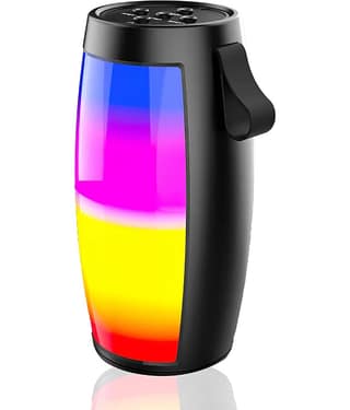 COREGENIX BT 1202 5 W Bluetooth Speaker Bluetooth v5.0 with LED lights Torch Playback Time 6 hrs Black