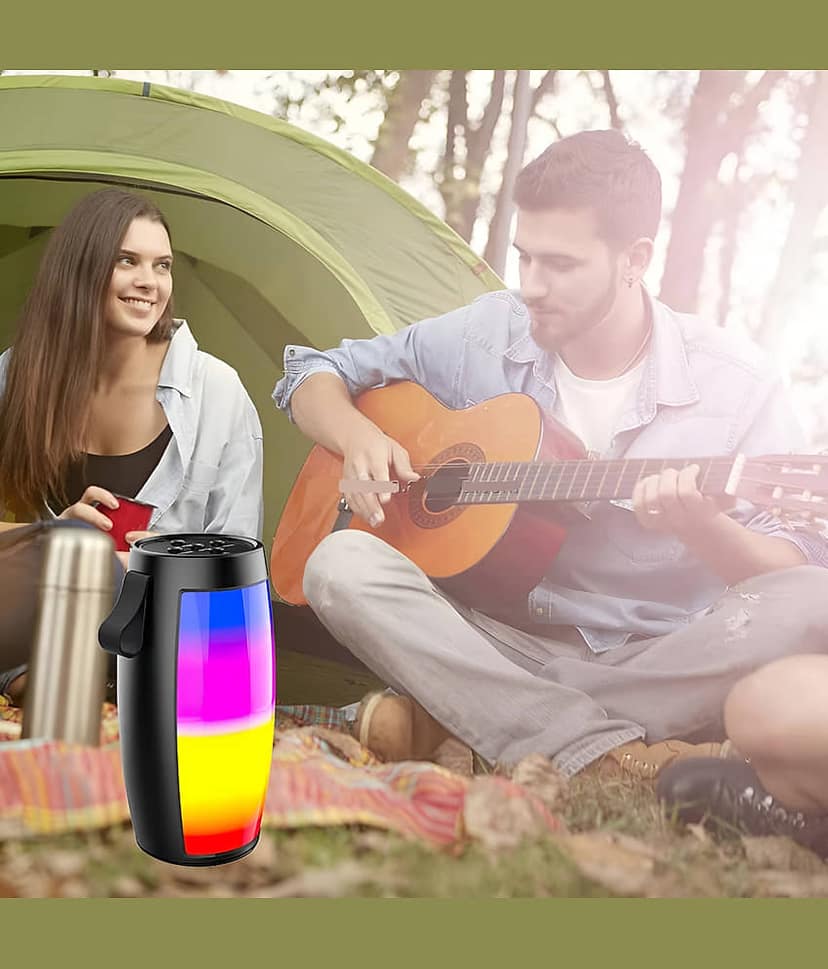 COREGENIX BT 1202 5 W Bluetooth Speaker Bluetooth v5.0 with LED lights Torch Playback Time 6 hrs Black view 2