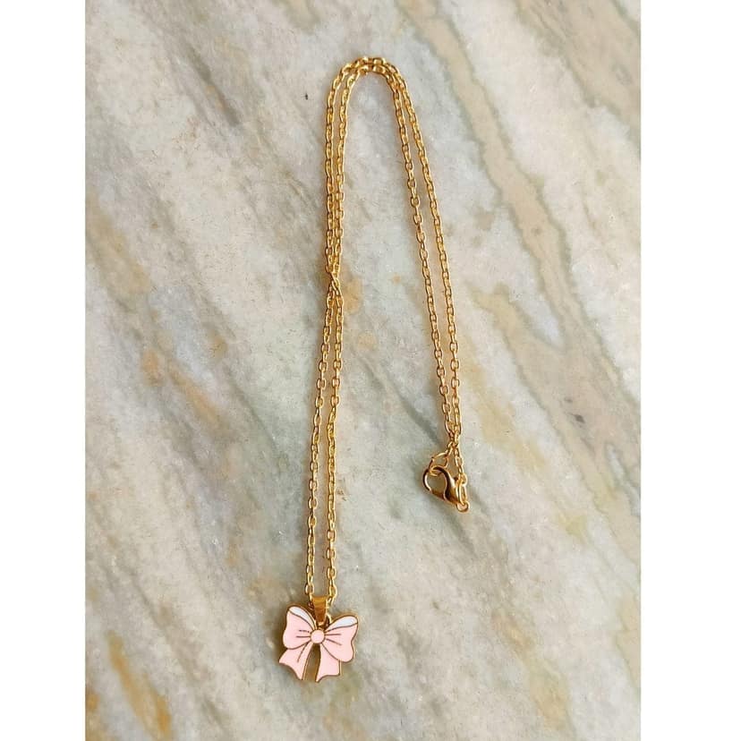 Jewelryklub Gold Plated Jewelry Set Combo Of 1 Pendant Chain Necklace + 3 Pairs Stud Earrings For Women and Girls (Design A) view 5