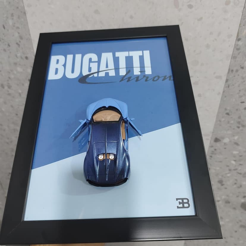 Bugati ! Die Cast Frame view 3