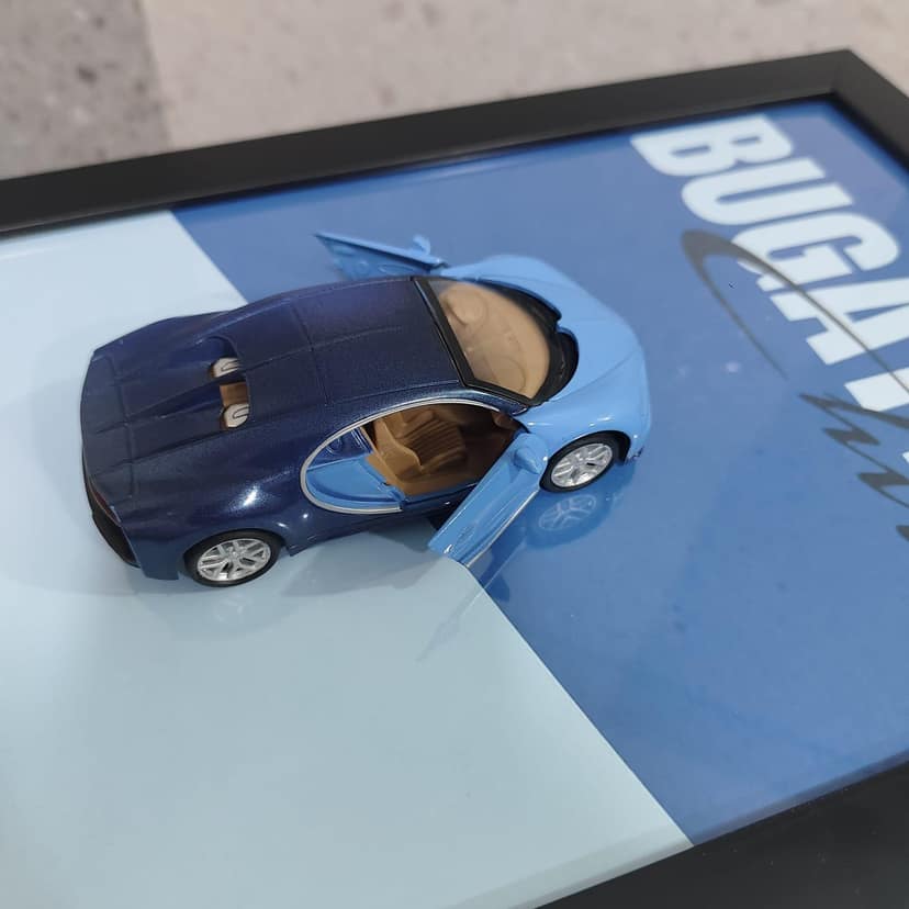 Bugati ! Die Cast Frame view 4