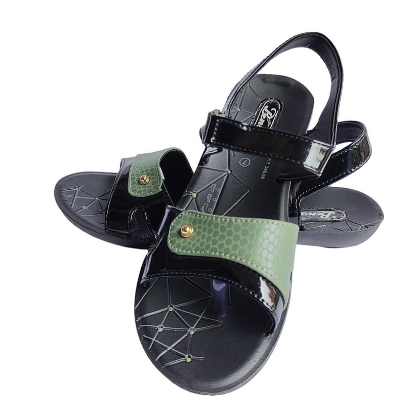 Benza Ladies Footwear Elegant Green view 3