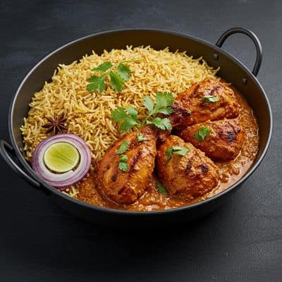 Chicken Tikka Masala + Pulao Bowl