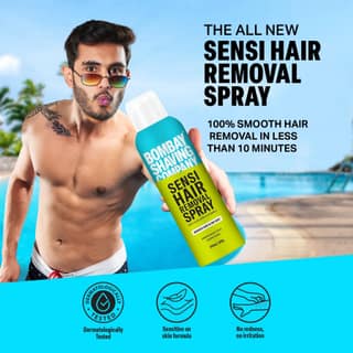 Bombay Shaving Company Sensi Hair Removal Spray, 200 ml