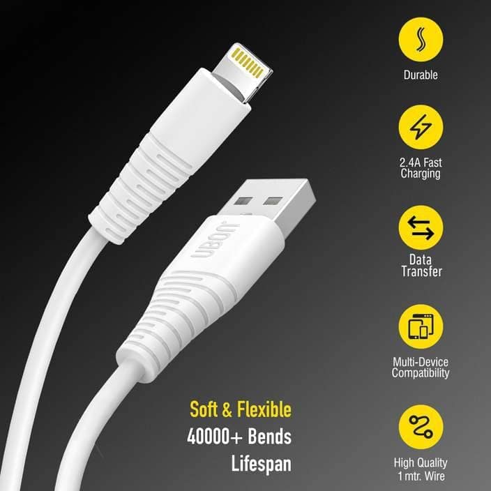 UBON WR-470 iPH Cable Bullet series 2024 Edition: Fast, Durable, and Tangle-Free Charging view 3