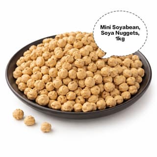 Mini Soyabean, Soya Nuggets, Soya Chunks, Meal Maker, Nutri Nuggets 1kg