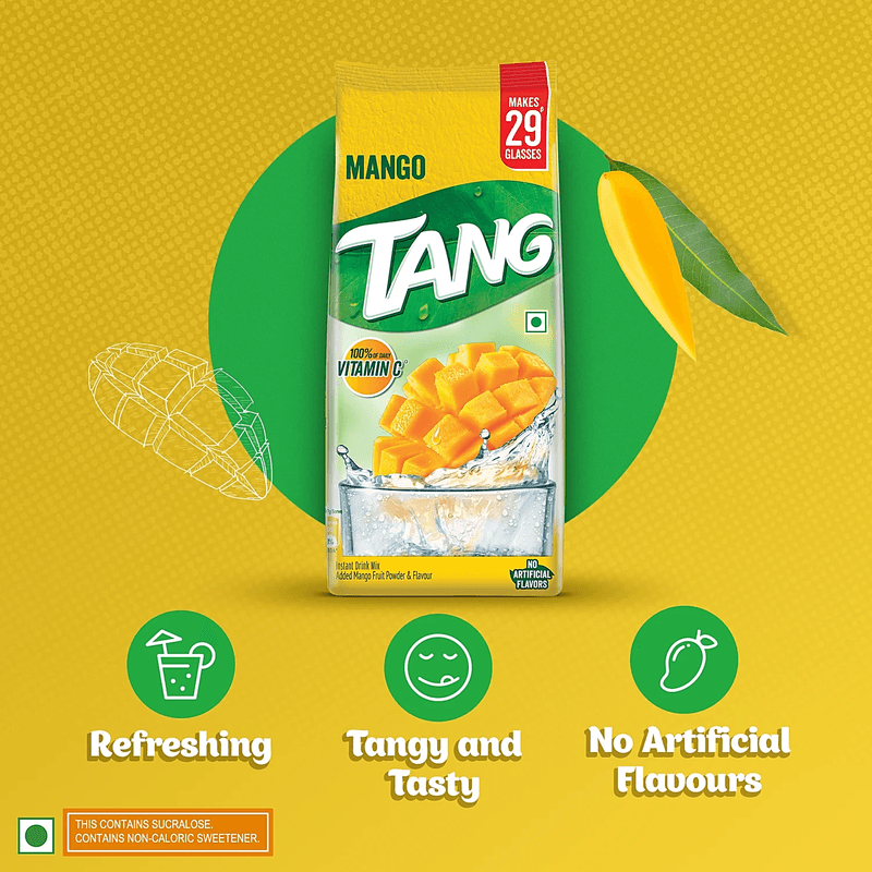 Tang Instant Drink Mix - Mango, 75 G Pouch view 7