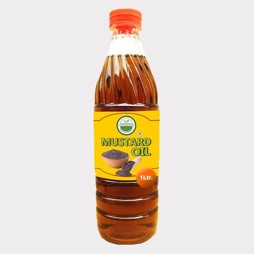 Mustard Oil 3 Ltr (Pack of 3) Ltr by Vishwakarma – Cold-Pressed, Fresh & Farmer-Made view 4