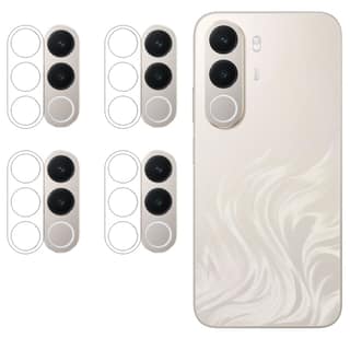 ISAAK Back Camera Lens Protector compatible for Realme C100x (Pack of 4)