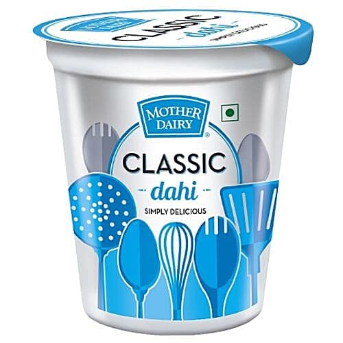 Mother Dairy Dahi - Made From Toned Milk, 400 g Cup
