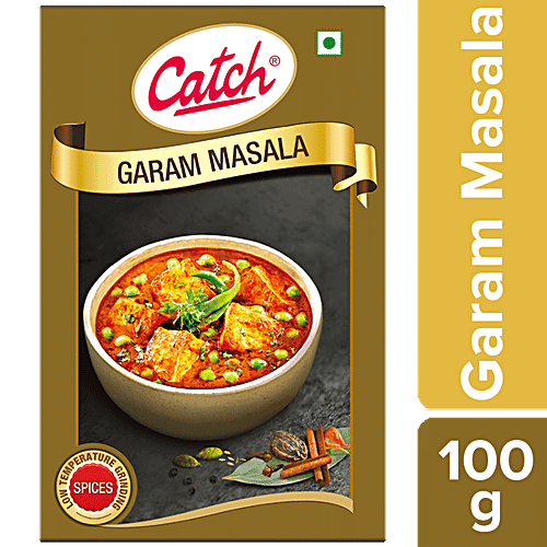 Catch Garam Masala - Adds Flavour & Aroma, 100 g Carton
