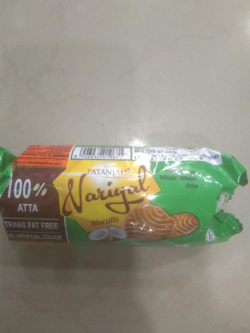 Patanjali Nariyal -100% Atta Biscuits
