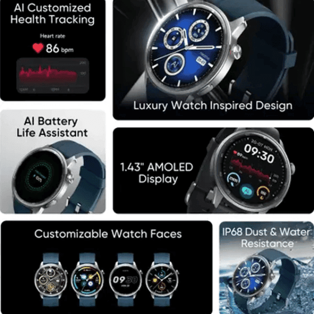 Realme Watch S2 1.43″ AMOLED Display view 5