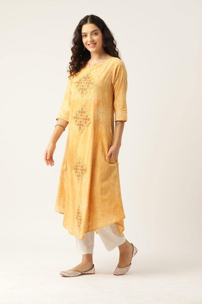 Women Embroidered Anarkali Kurta view 2