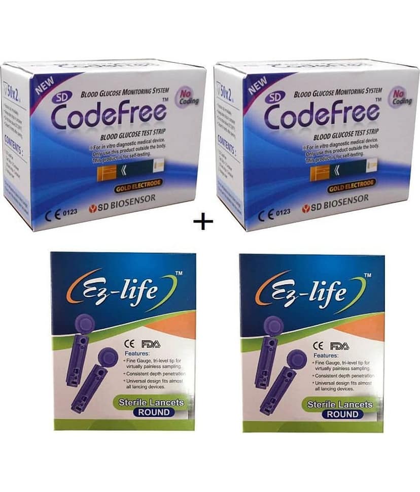 Sd Codefree 200 Strips + 200 Lancet