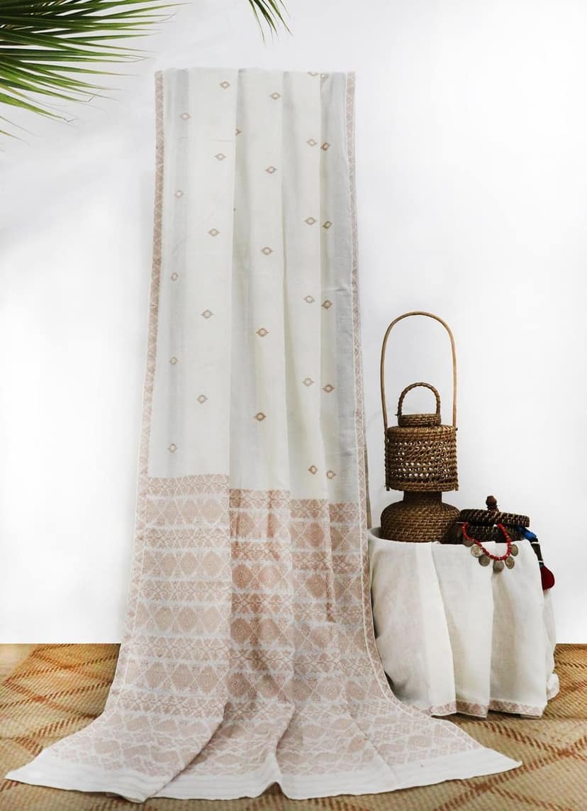 Handwoven Eri Silk x Cotton Saree