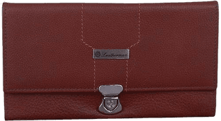 LEATHERMAN GENUINE LEATHER TAN WOMENS WALLET-1622P_Tan