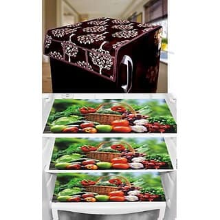REVEXO Refrigerator Cover (Width: 20 cm, Multicolor) view 2