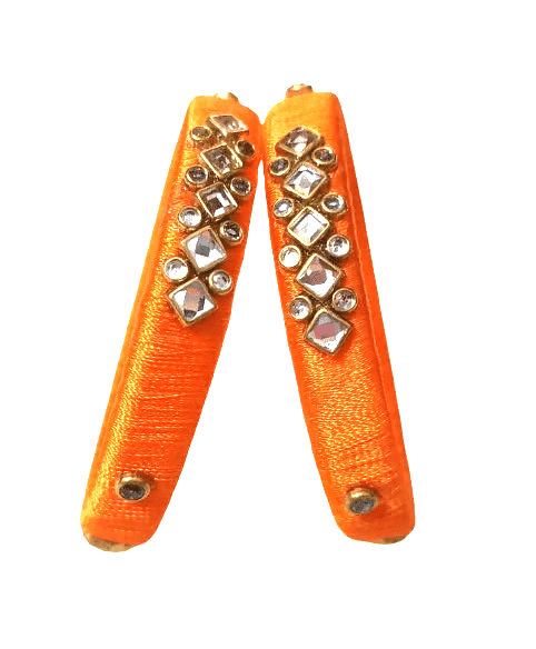 Thread Bangles (Orange) view 2