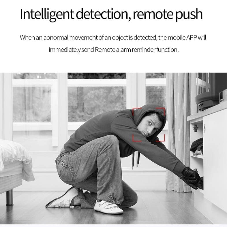 AUSHA 4K Ultra HD Mini WiFi Spy Camera | Wireless Indoor Security Camera with Night Vision, Motion Detection, Loop Recording & Mobile App Control view 9