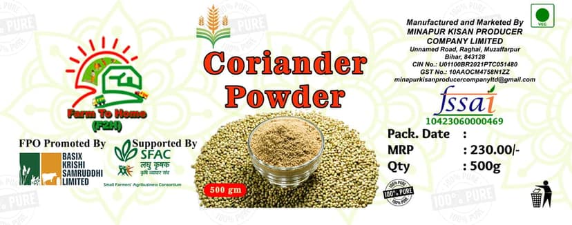 Coriander Powder, 500g- 100% Pure and Natural view 4