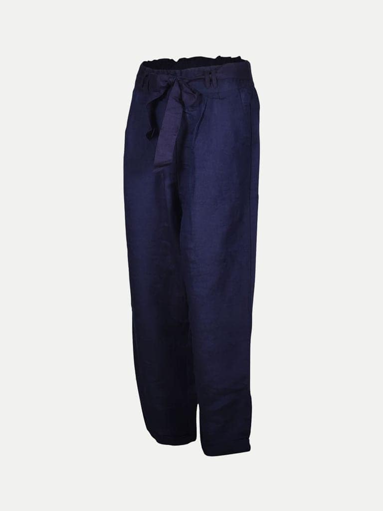 Women Dark Blue Plazzo Pants view 3