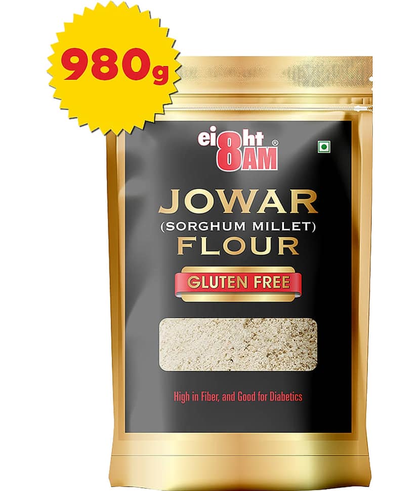 8AM Gluten Free Jowar Flour 980 gm