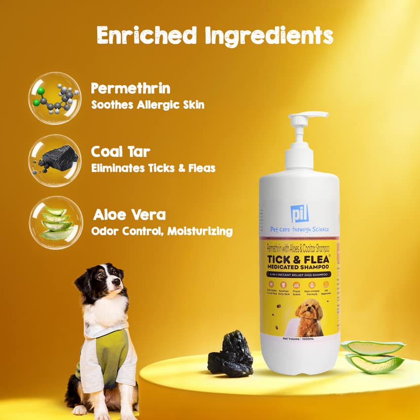 Tick And Flea Dog Shampoo - 1000ml view 3