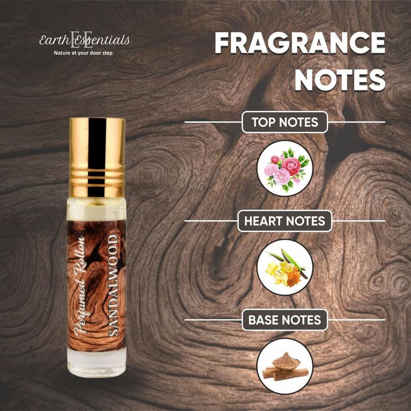 Sandalwood Perfumed Rollon/Attar 8 ml view 3