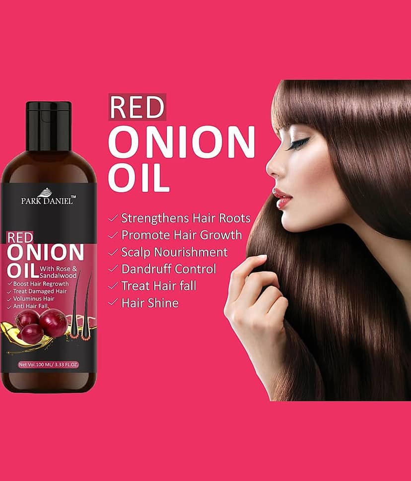 Park Daniel Red Onion Oil+ Neem Wooden Wide tooth Comb Pack of 2 view 2